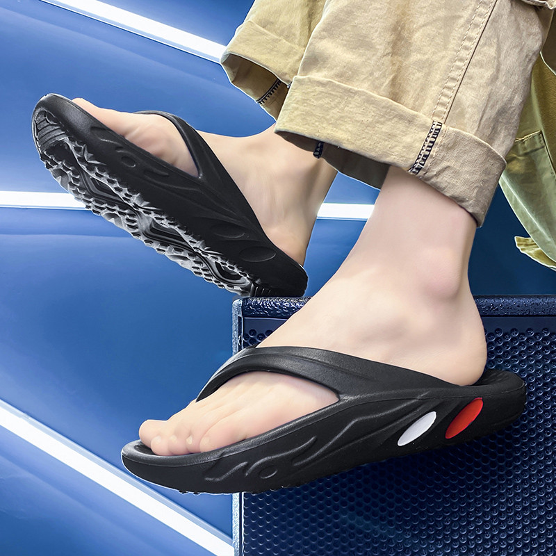 Papuci pentru tineret de vară mărime mare, bărbați, masaj, anti-alunecare, șlapi rece, exterior, sandale respirabile, cu talpă groasă