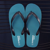 Flip-flops Papuci Bărbați Moda de vară Casual Anti-alunecare cuplu Flip-flops Respirabil Plajă Culoare uni Panpuș confortabil