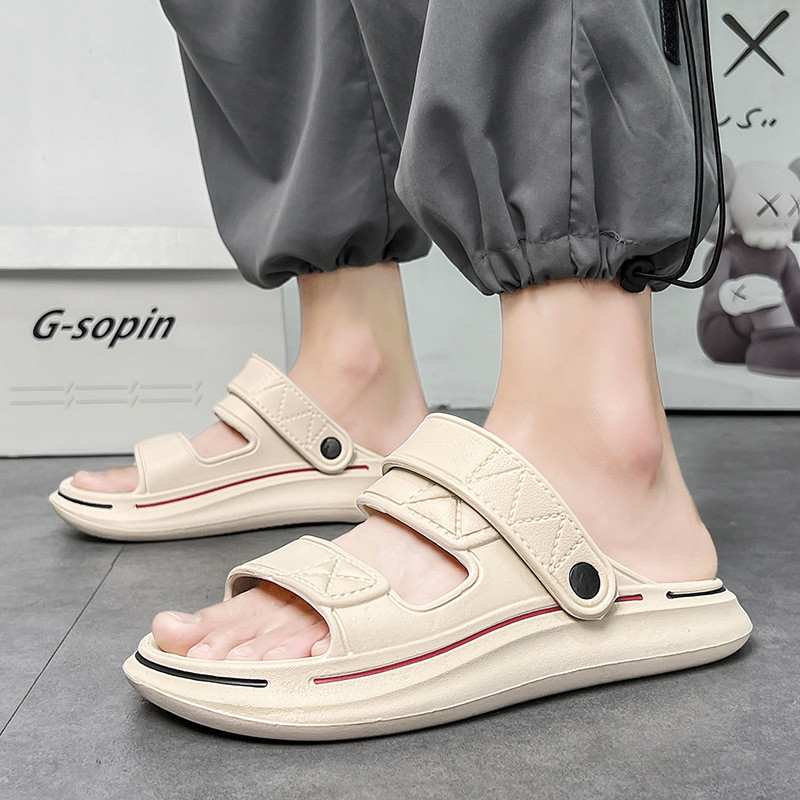 Suvised meeste sussid EVA Pehme tallaga platvorm Slaidid Unisex tossud sandaalid vabaaja rannajalatsid Naiste siseruumides ja välitingimustes plätud