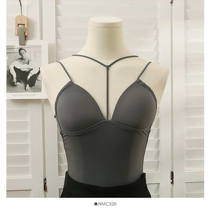 Ženska majica bez rukava s ugrađenim grudnjakom Špagete naramenicama Za žene Ice Silk Ležerne ljetne majice s rukavima Ženske korejske mode Dropshipping