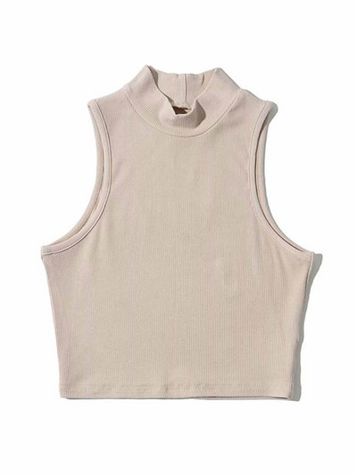 Suvised mustad naiste moerõivad, kõrge kaelusega valged varrukateta 5 värvitoonid