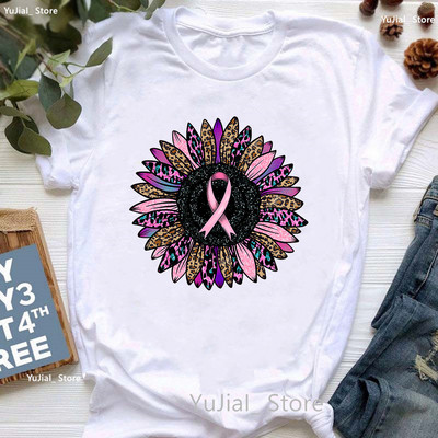 Tricou cu imprimeu pentru conștientizarea cancerului de sân pentru femei, pantofi înalți roz, tricou pentru femei, tricou cu mânecă scurtă de vară, dropshipping pentru femei
