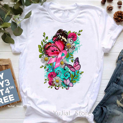 Tricou cu imprimeu pentru conștientizarea cancerului de sân pentru femei, pantofi înalți roz, tricou pentru femei, tricou cu mânecă scurtă de vară, dropshipping pentru femei