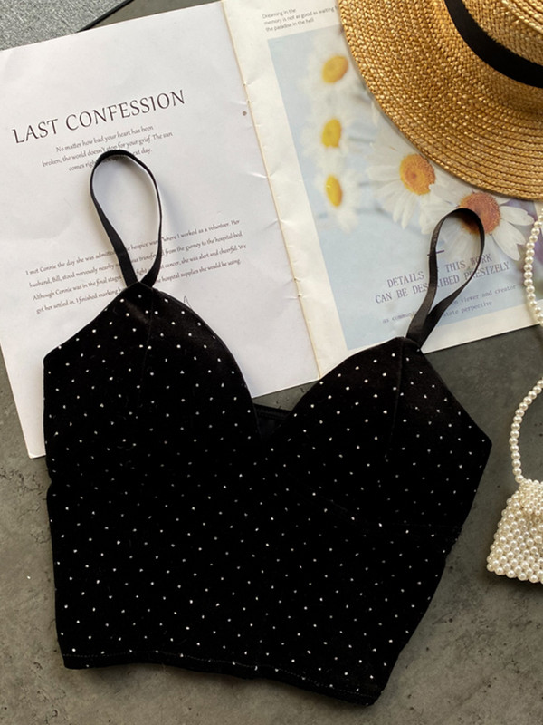 Naiste retro-veluurrihmaga topid suvised V-kaelusega, varrukateta, seljata õhuke, šikk printiga seksikas õlgadeta lühike kaamis