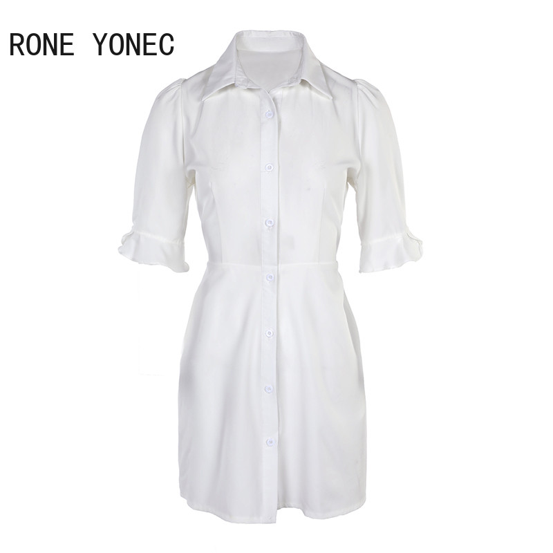 Naiste vabaaja massiivne poollaterna varrukatega nööptaskuga valge särkkleit