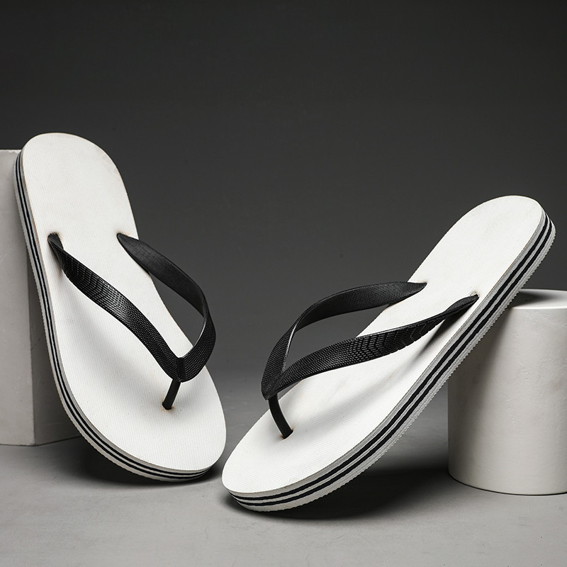 Papuci de vară pentru bărbați Flip-flops pentru bărbați Pantofi de plajă Pantofi ușoare de aer liber cu vârf deschis pentru bărbați Pantofi de interior Pantofi de bărbați casual EVA