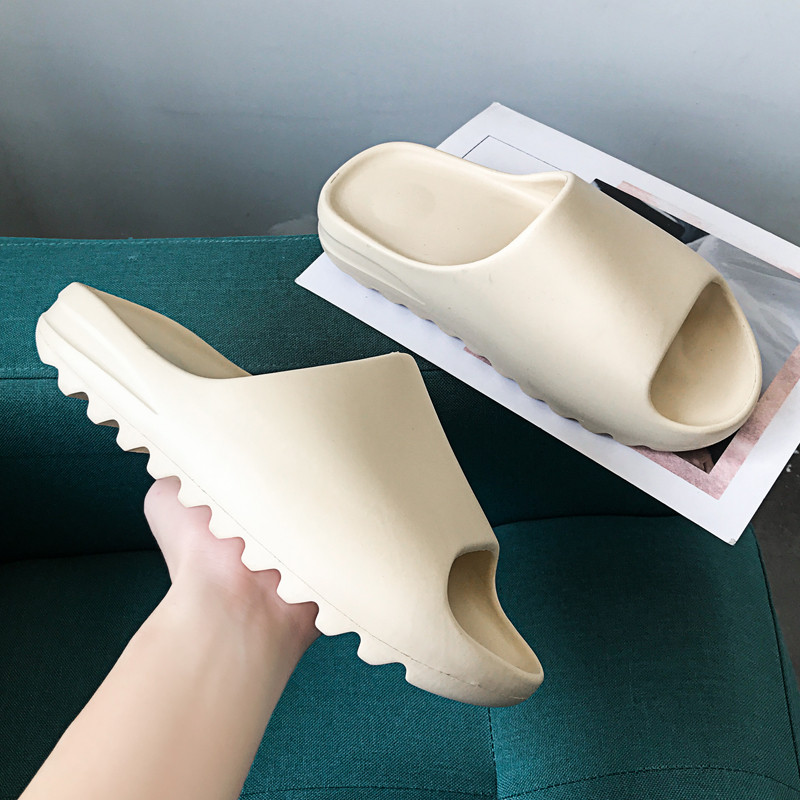 Uued suvised tossud naistele meestele, paksu põhjaga platvormiga libisevad pehmed EVA õõnsad unisex spordisandaalid vabaaja rannajalatsid