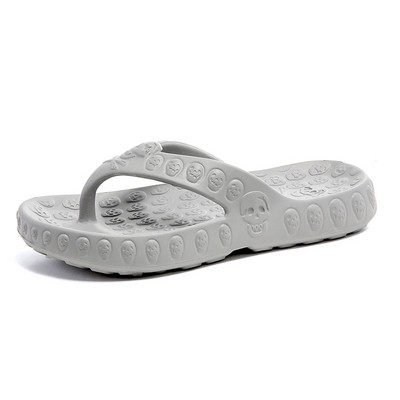 Δημιουργικές σαγιονάρες κρανίου καλοκαιρινές ανδρικές παντόφλες καινοτομία τσόκαρα για εξωτερικούς χώρους Σανδάλια παραλίας Ανδρικά σαγιονάρες εσωτερικού χώρου στο σπίτι Παπούτσια 38-45