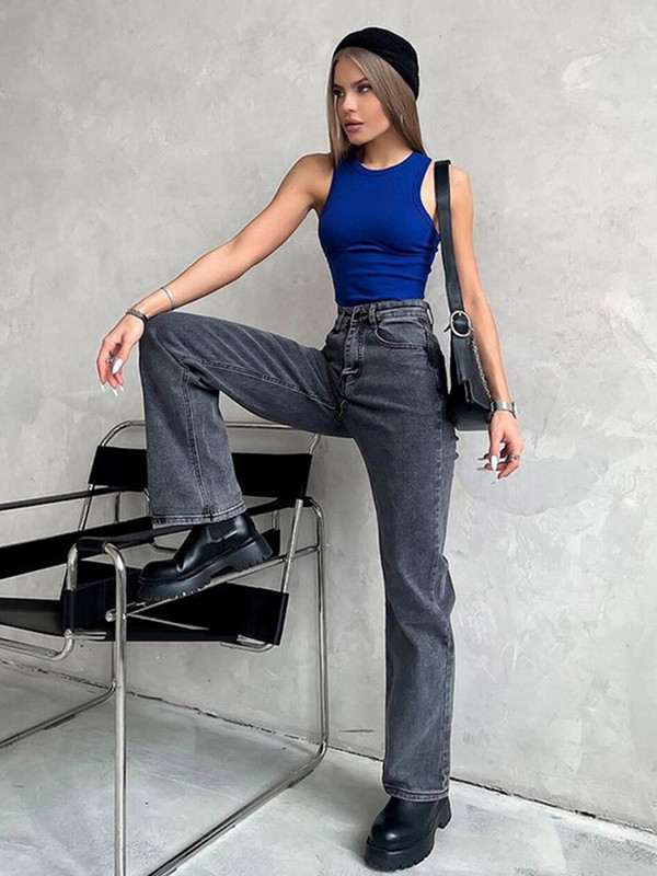 Soonilised soliidsed manteltopid Naiste kõhnad O-kaelusega varrukateta keha kujundav Täiesti sobiv vest Naiste tänavarõivad