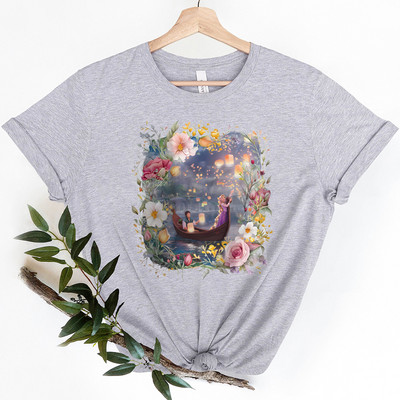 Vintage printsessi lillelised T-särgid naistele Riided Puhkus Vintage lühikeste varrukatega suvine tee Kawaii ülevaated Paljud riided Kevad