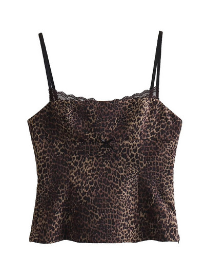 Willshela Ženska moda bez leđa, čipkasti porub sa strane, kamisol s patentnim zatvaračem Vintage tanke naramenice s četvrtastim izrezom Ženske šik ženske majice