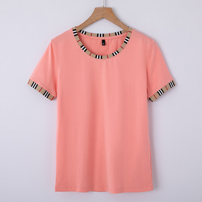 Sieviešu vasaras krekli 2022. gads. Ikdienas modes Y2k T-krekli ar O veida kakla izgriezumu, tievi T-krekli Koreja biroja sievietēm ar īsām piedurknēm, vienkāršs tops