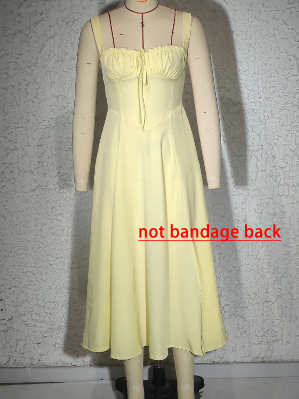 Avrilyaan Seksi haljina s otvorenim ramenima i cvjetnim printom za žene Visoko podijeljene elegantne duge haljine bez leđa Ljetna haljina Vestidos