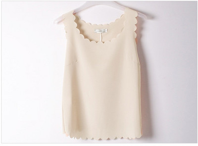 Καλοκαιρινά τοπ γυναικεία σέξι μπλουζάκια φανελάκια Chiffon Αμάνικα εσώρουχα