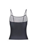 Y2k majice bez rukava za izlazak Seksi čipkasti Cami Cami Crop Top Špagete naramenice Izrezane prozirne prozirne mrežaste potkošulje