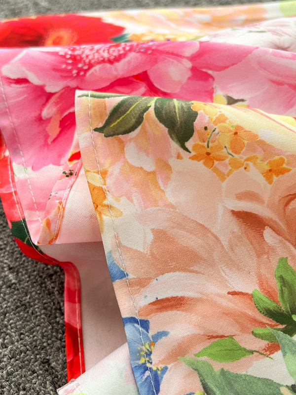 Lusumily duga vintage dvorska haljina, ženska elegantna svečana haljina s cvjetnim printom, novi široki ženski praznični dugi ogrtač, ženski vestidos