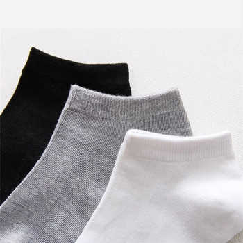 10 чифта мъжки полиестерни чорапи тип лодка Нов стил Черни бели сиви бизнес мъжки чорапи Меки дишащи летни мъжки чорапи