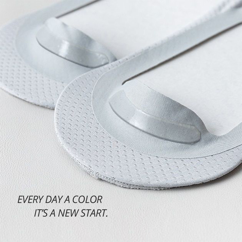 HSS 5 poros/partija Vyriškos valties kojinės 100 % medvilnės dezodorantas, prakaitą sugeriančios vasaros kojinės plonos kvėpuojančios silikoninės neslystančios šilko kojinės