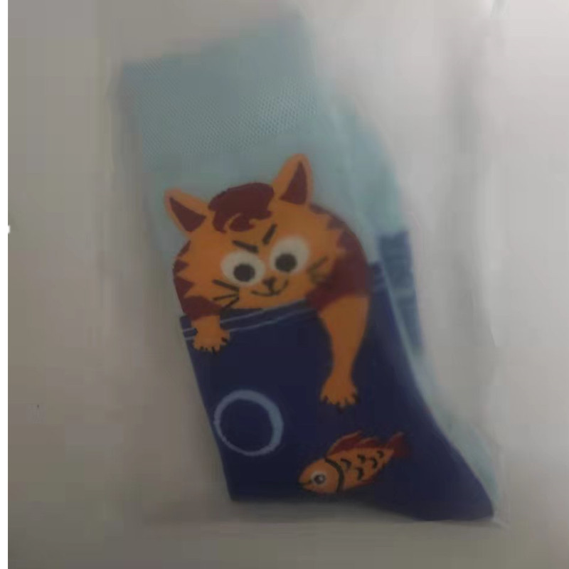 1paar meeste naiste sokid originaal AB Tide sokid keskmise kõrge toruga värvilised kassikoera koala lehma puuvillased sokid Four Seasons unisex sokid