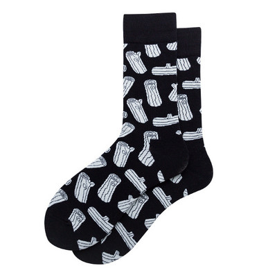 Újdonság férfi zokni ruha Színes absztrakt ujjmintás kényelmes gördeszka kauzális vicces esküvői boldog zokni