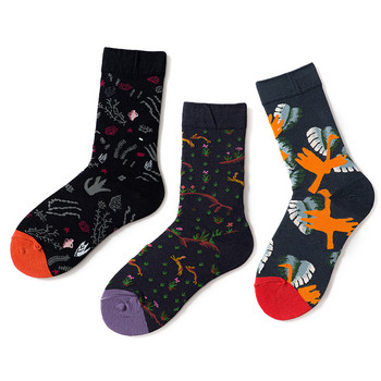 Чорапи Tide Мъжки и дамски модни тенденции чорапи във висока тръба двойка чорапи арт илюстрация Мъжки чорапи Спортни чорапи