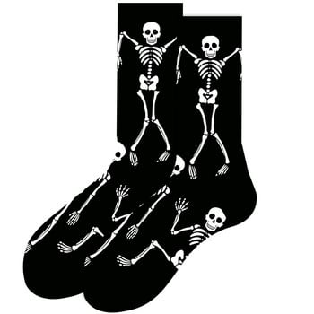 2023 Fun Print Socks Personality Cartoon Skull Pumpkin Head Vampire Bat Mummy Alien Socks Halloween Decoration Cosplay Party