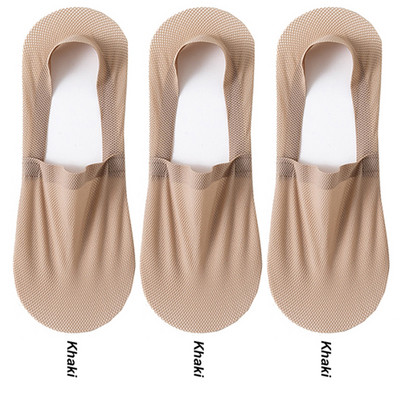 3 pár / tétel férfi csónakzokni divat nyári vékony láthatatlan zokni légáteresztő puha alkalmi Sox kiváló minőségű elasztikus háló Sokken Meias