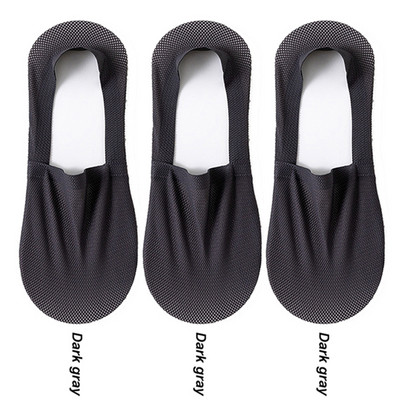 3 pár / tétel férfi csónakzokni divat nyári vékony láthatatlan zokni légáteresztő puha alkalmi Sox kiváló minőségű elasztikus háló Sokken Meias