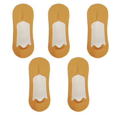 5 paari meeste sokid puuvillased hingavad suvised üliõhukesed No Show Ice siidist sokid silikoonist libisemiskindlad põhjast imavad meeste paadi sokid