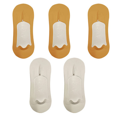 5 paari meeste sokid puuvillased hingavad suvised üliõhukesed No Show Ice siidist sokid silikoonist libisemiskindlad põhjast imavad meeste paadi sokid