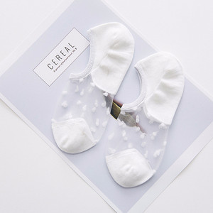 1/2/3/4/5 pari ženskih čarapa za gležnjeve Prozirne nevidljive čarape Ljetne nevidljive čipkaste čarape Neklizajuće mrežaste prozirne polutanke čarape