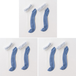 3 perechi de șosete scurte din dantelă transparentă pentru femei, șosete de vară din bumbac, subțiri, goale la gleznă, papuci de femei, moale, anti-alunecare, șosete invizibile