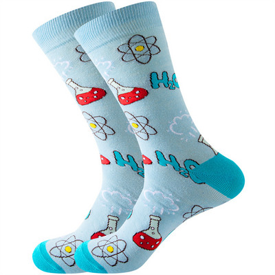 1 paar 2023 uued meeste sokid poksidollarid malelauad loomade uudsed multikad puuvillased naiste tänavasokid suured pikad sokid