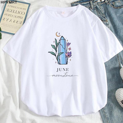 Ljetna ulična odjeća Moda Ležerna košulja kratkih rukava s O-izrezom Ženska odjeća majica kratkih rukava s dragim kamenjem, gornji dijelovi s travanjskim printom S-XXL