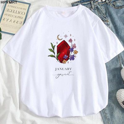 Ljetna ulična odjeća Moda Ležerna košulja kratkih rukava s O-izrezom Ženska odjeća majica kratkih rukava s dragim kamenjem, gornji dijelovi s travanjskim printom S-XXL