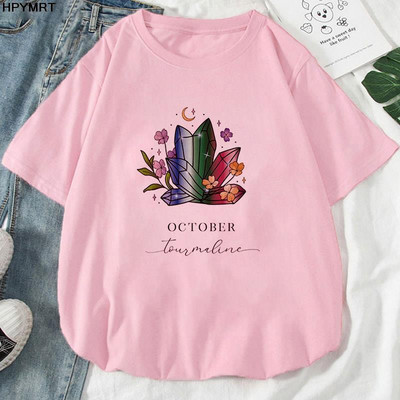 Ljetna ulična odjeća Moda Ležerna košulja kratkih rukava s O-izrezom Ženska odjeća majica kratkih rukava s dragim kamenjem, gornji dijelovi s travanjskim printom S-XXL