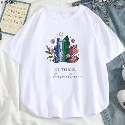 Ljetna ulična odjeća Moda Ležerna košulja kratkih rukava s O-izrezom Ženska odjeća majica kratkih rukava s dragim kamenjem, gornji dijelovi s travanjskim printom S-XXL