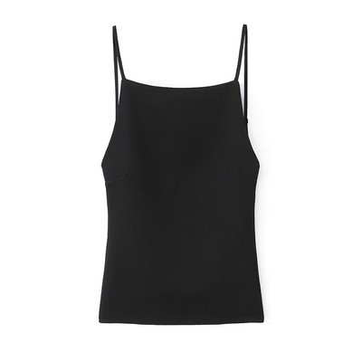 TRAF naiste High Street Sexy Camisole Tank Top Fashion Party Ümarkaela seljata Top Temperament Spice Girls Naiste