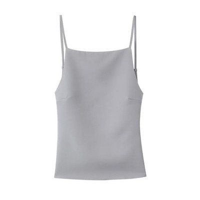 TRAF naiste High Street Sexy Camisole Tank Top Fashion Party Ümarkaela seljata Top Temperament Spice Girls Naiste