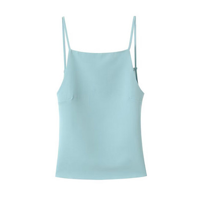 TRAF naiste High Street Sexy Camisole Tank Top Fashion Party Ümarkaela seljata Top Temperament Spice Girls Naiste