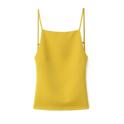 TRAF naiste High Street Sexy Camisole Tank Top Fashion Party Ümarkaela seljata Top Temperament Spice Girls Naiste