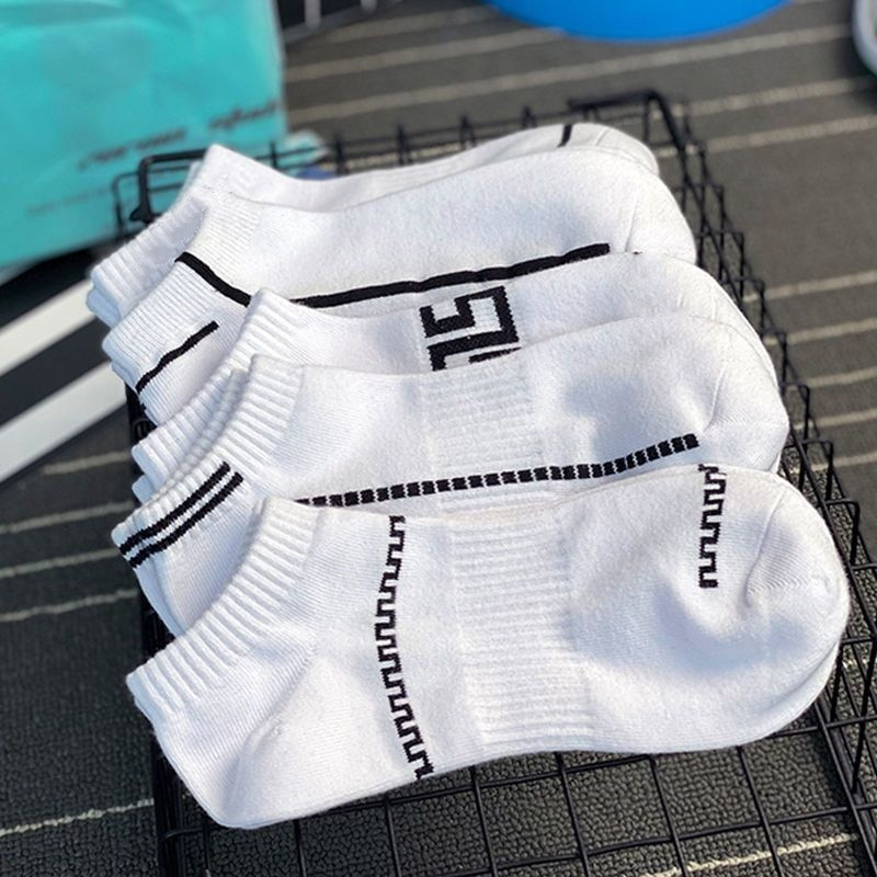 5 perechi de șosete unisex la modă, antiderapante, în dungi, confortabile, tăiate joasă, pentru primavara vară, șosete pentru bărbați, femei, cuplu