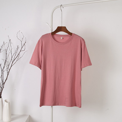 Blessyuki Basic suvine T-särk naiste uus 100% puuvillane vabaaja t-särk, naiste korea lahtine pehme lühikeste varrukatega kaelus, 10 parimat värvi