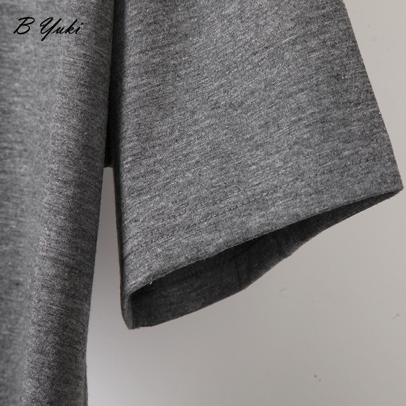 Blessyuki Basic suvine T-särk naiste uus 100% puuvillane vabaaja t-särk, naiste korea lahtine pehme lühikeste varrukatega kaelus, 10 parimat värvi