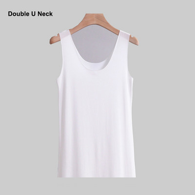 Plus veličina 5XL Bešavne majice na kamisol Ženske ljetne Ice svilene tanke majice bez rukava Ženske modne jednobojne kratke majice Donje rublje Žensko