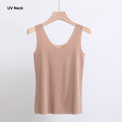 Plus veličina 5XL Bešavne majice na kamisol Ženske ljetne Ice svilene tanke majice bez rukava Ženske modne jednobojne kratke majice Donje rublje Žensko