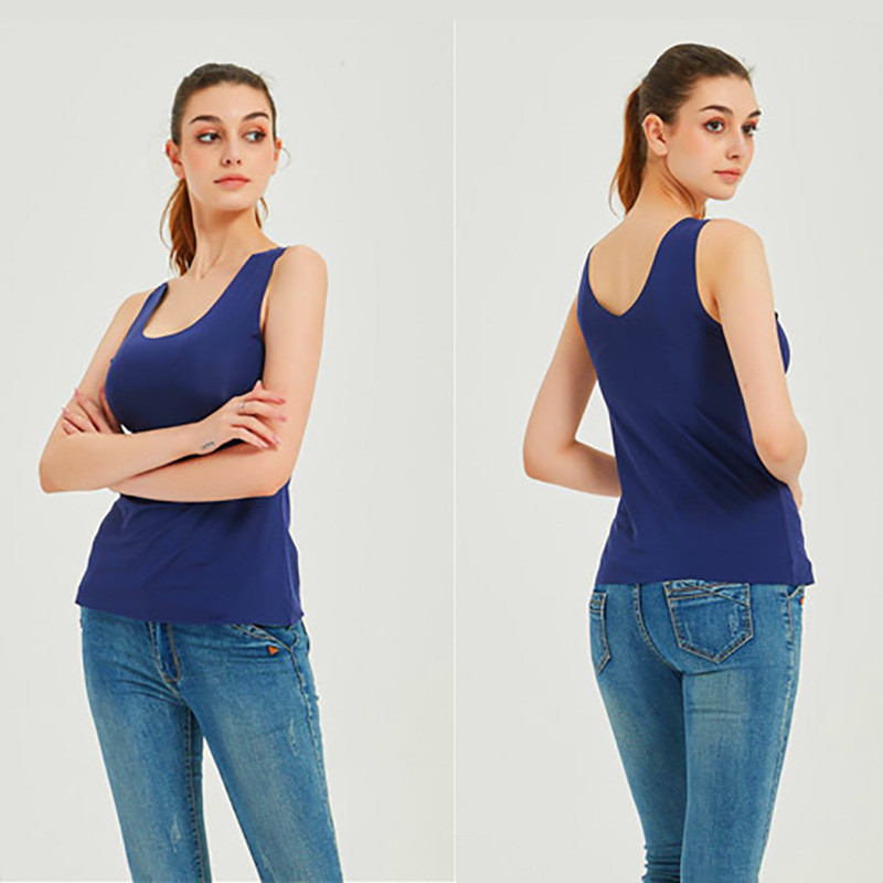 Plus veličina 5XL Bešavne majice na kamisol Ženske ljetne Ice svilene tanke majice bez rukava Ženske modne jednobojne kratke majice Donje rublje Žensko