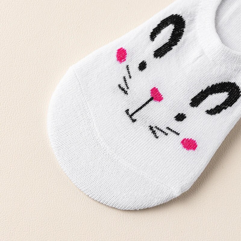 5 pari ŽENSKIH nevidljivih čarapa i papuča, pamučne protuklizne ljetne čarape za gležnjeve, ležerne prozračne tanke čarape