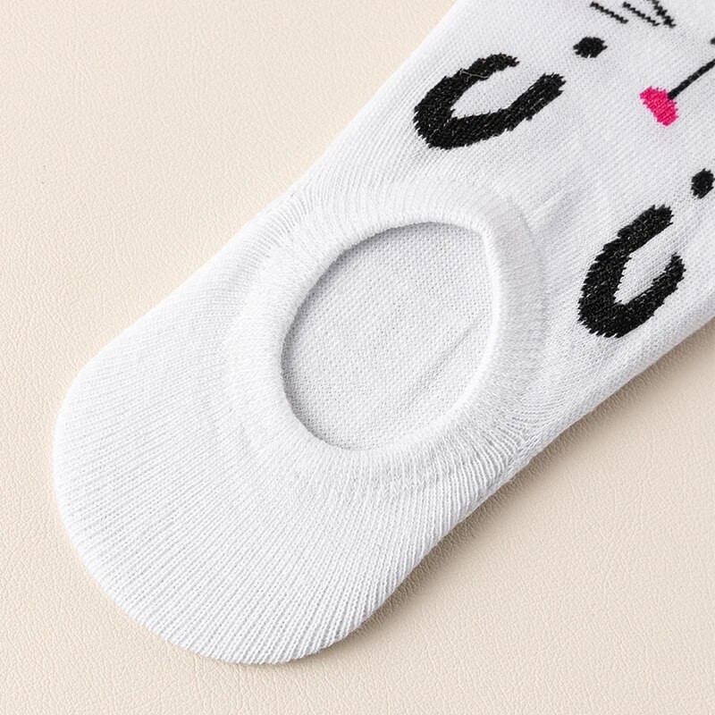 5 pari ŽENSKIH nevidljivih čarapa i papuča, pamučne protuklizne ljetne čarape za gležnjeve, ležerne prozračne tanke čarape