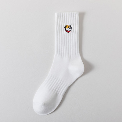 Șosete cu desene animate brodate Șosete unisex de modă în stil Harajuku Kawaii amuzant de primăvară toamnă șosete pentru femei Șosete minunate din bumbac